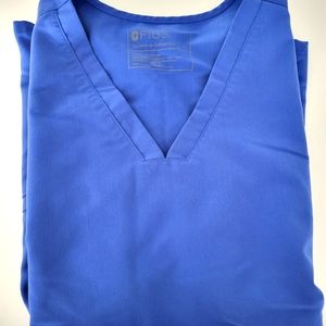 Figs Denim Blue Casma top (M)